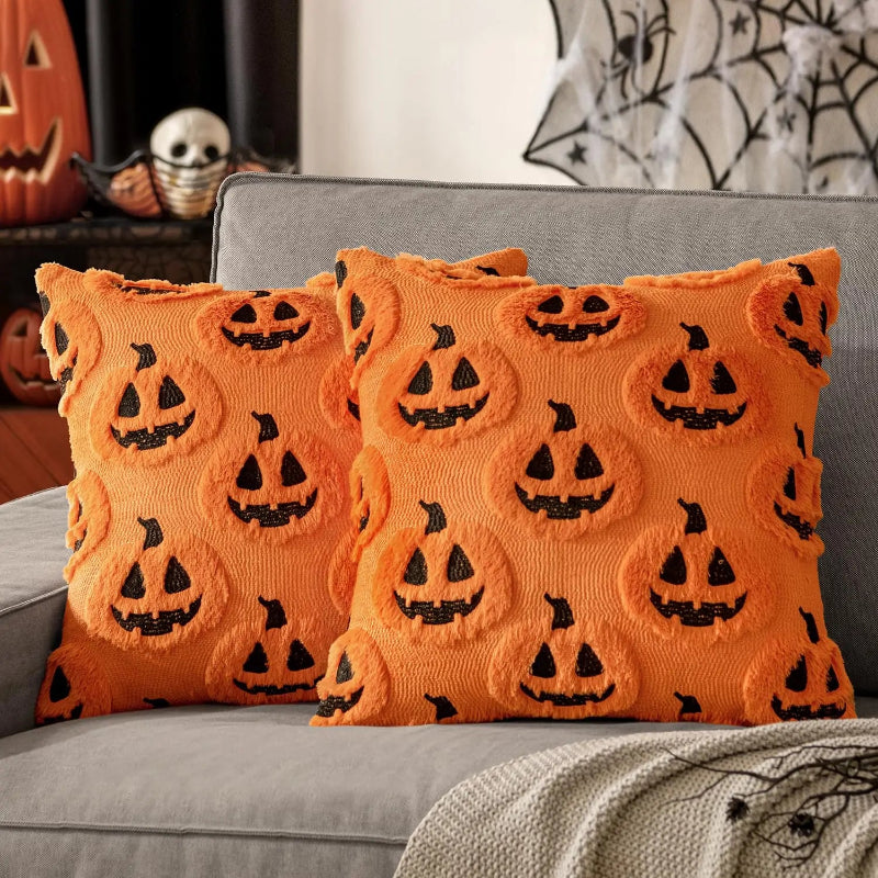 Fall Halloween Throw Pillow Covers