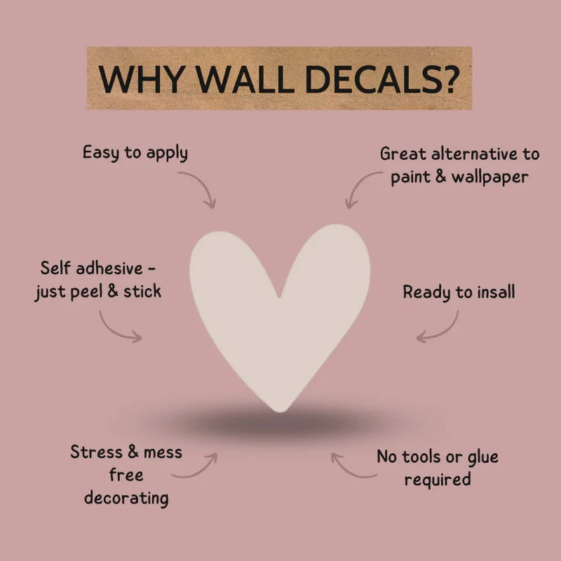 Heart Wall Stickers