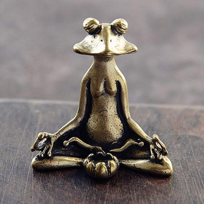 Zen-inspired frog incense burner ideal for creating a peaceful ambiance.