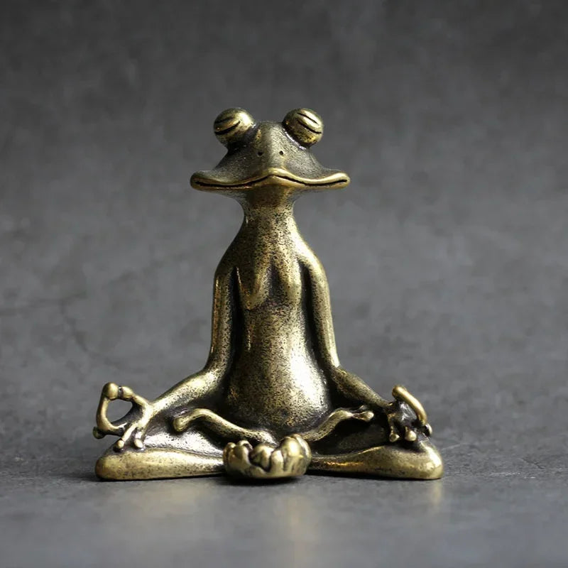 Zen-inspired frog-shaped incense burner emitting calming smoke trails, ideal for creating a tranquil atmosphere.