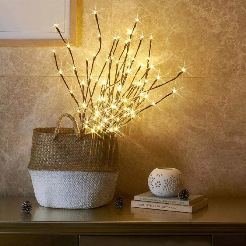 Unique branch lighting featuring delicate branches for a whimsical, nature-inspired touch.