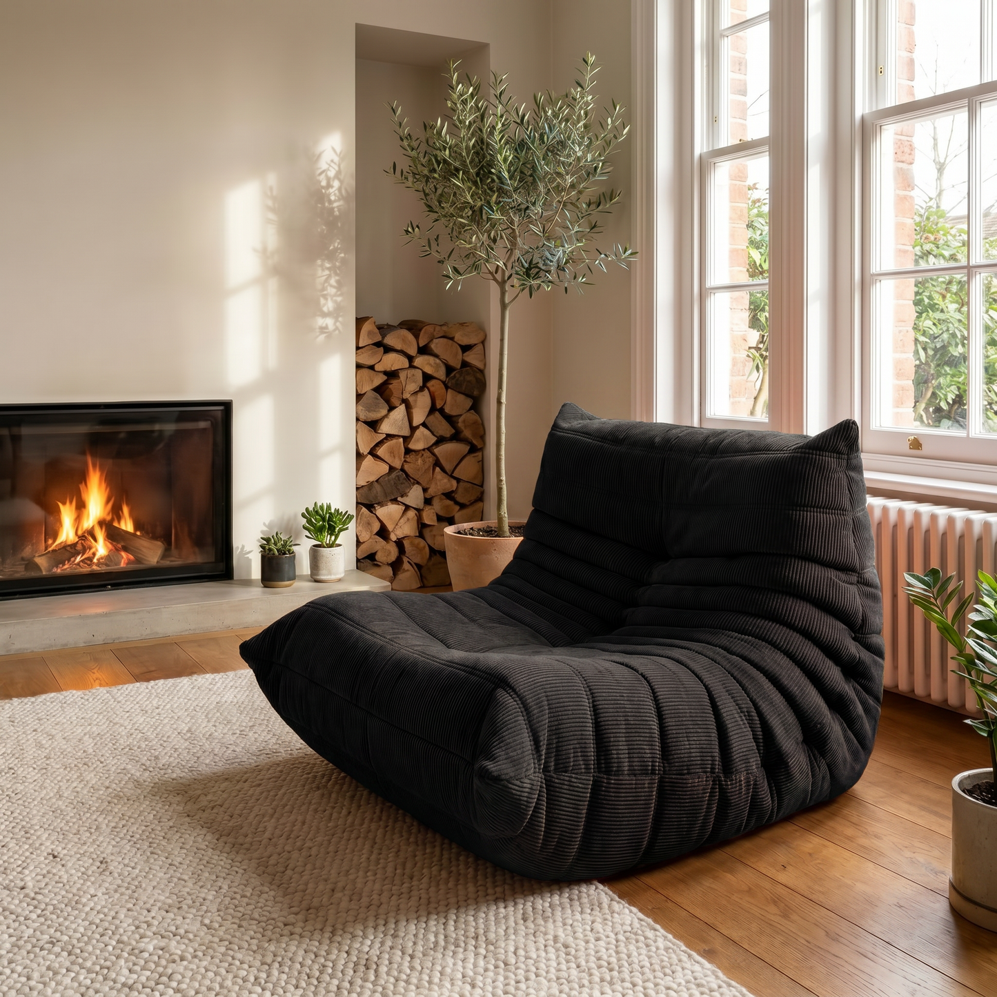 Modern Tufted Lounge Chair