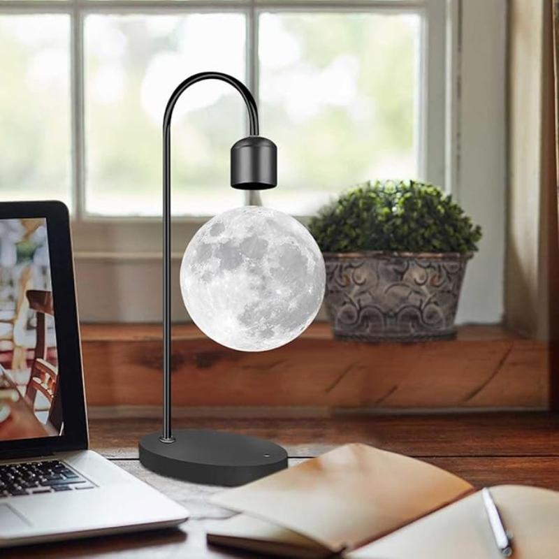 Levitating Wireless Charger Moon Lamp