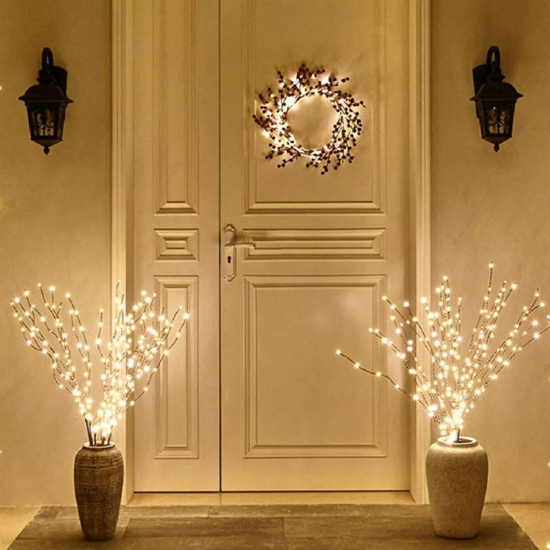 Branch lighting with intricate design, perfect for creating a serene and inviting atmosphere.