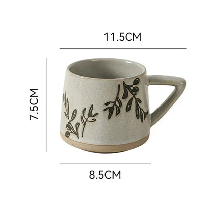 Beautiful ceramic mugs with a glossy finish, ideal for adding a touch of elegance to your drinkware collection.