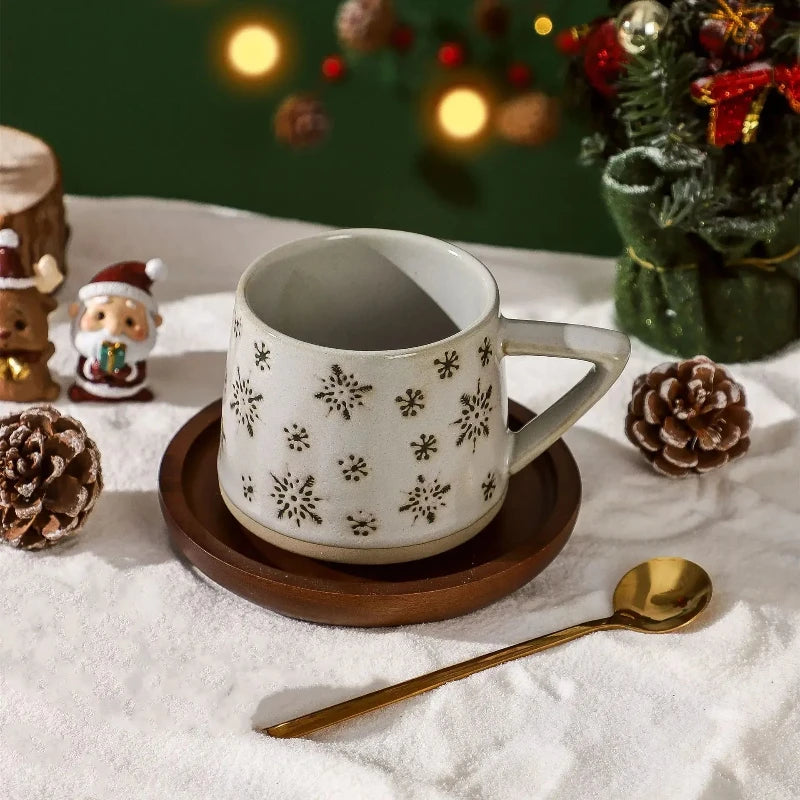 Elegant ceramic mugs, ideal for coffee, tea, or hot chocolate with a modern touch.