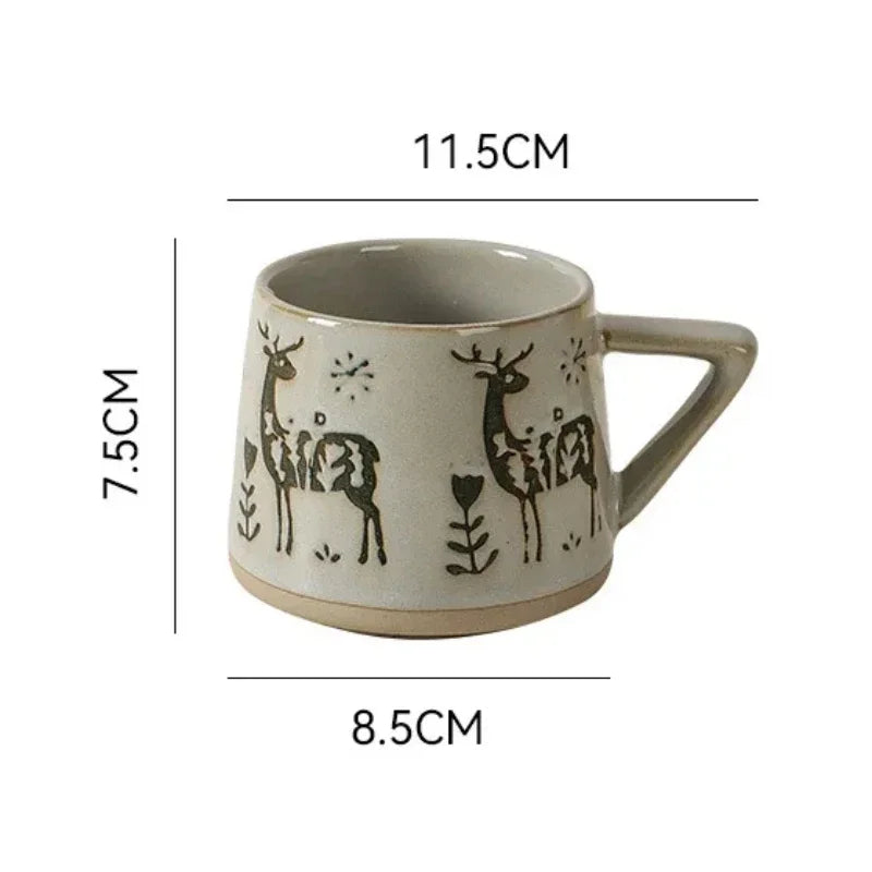 Charming ceramic mugs with a minimalist design, ideal for any beverage lover.