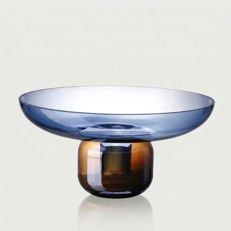 Colorblock Glass Vase | Floral Centerpiece Decor – Kiyo Home