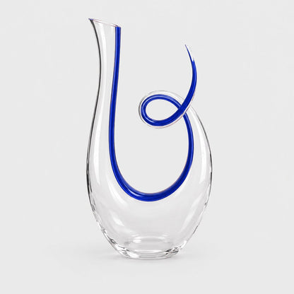 Spiral Glass Wine Decanter