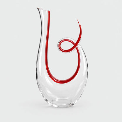 Spiral Glass Wine Decanter