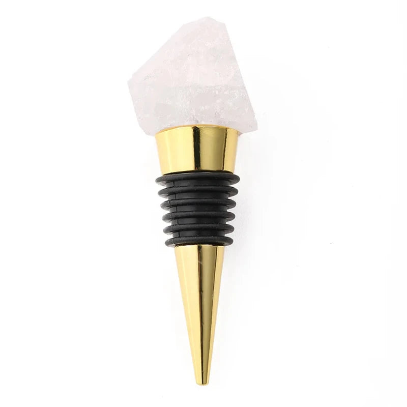 Eye-catching crystal wine stopper, ideal for preserving wine and elevating table decor.