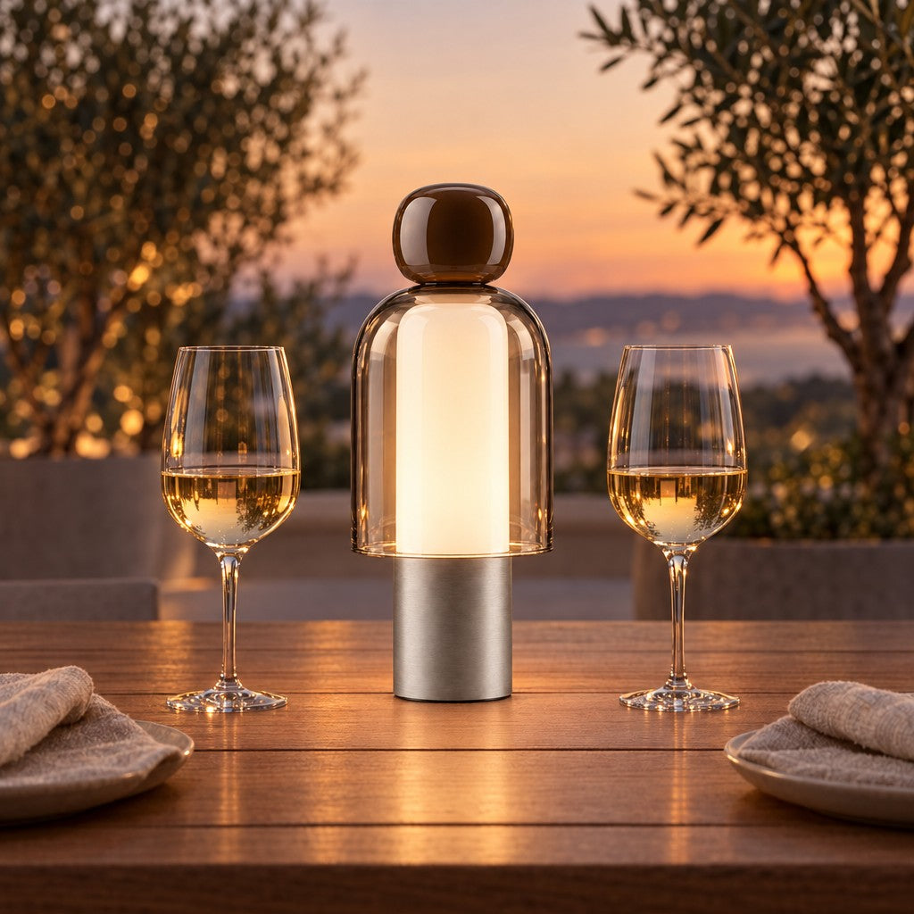 Designer Glass Table Lamp