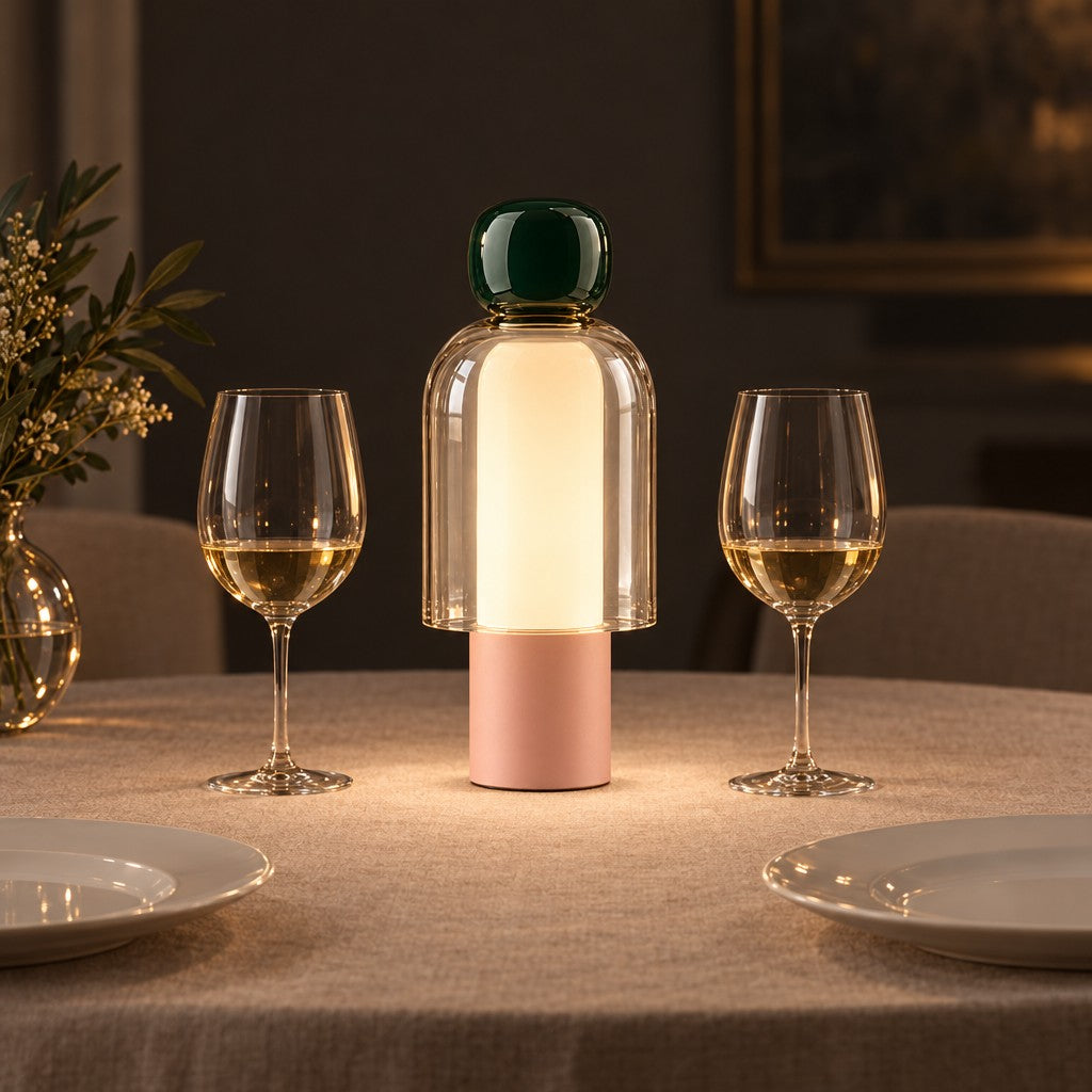 Designer Glass Table Lamp