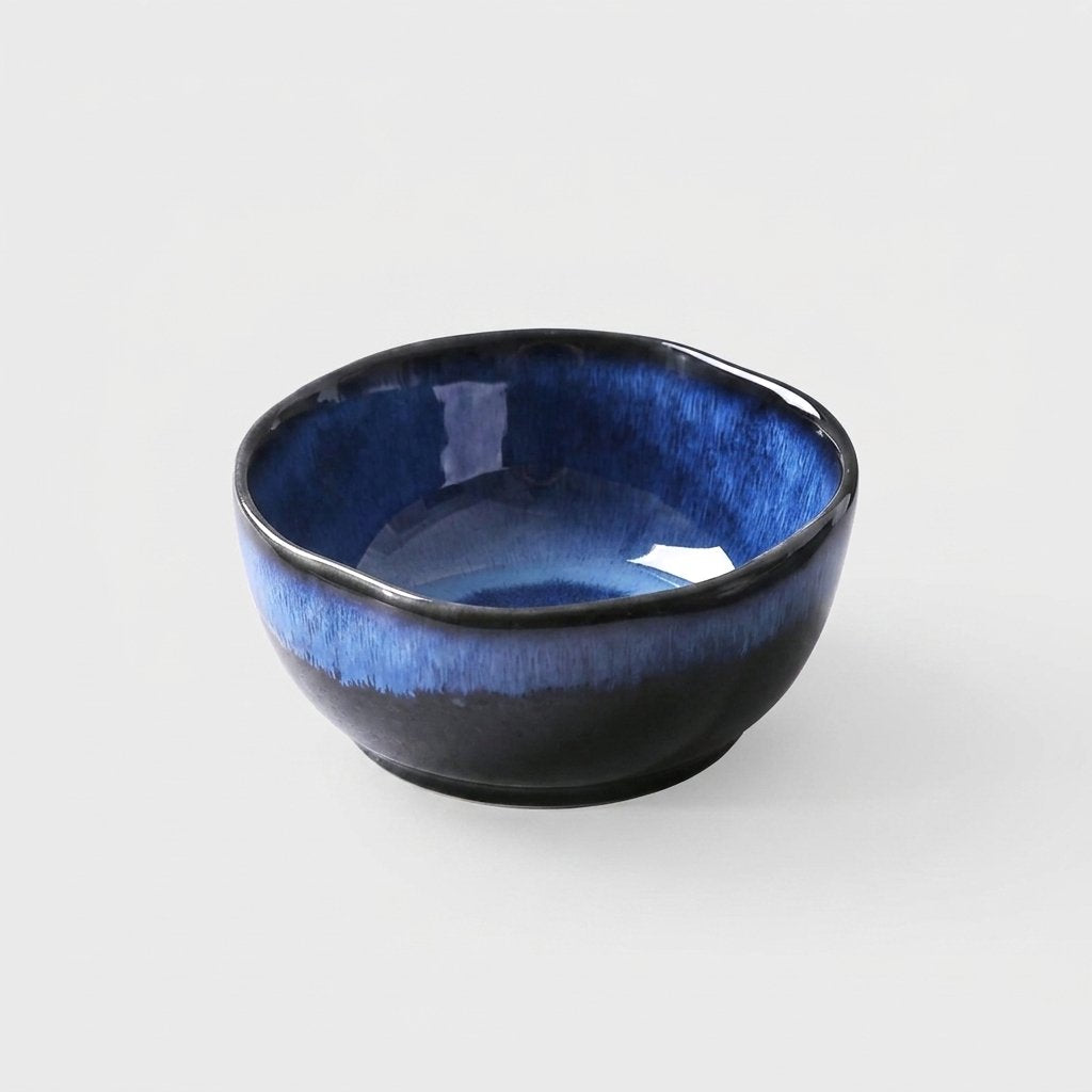 Eclipse Blue Porcelain Bowls