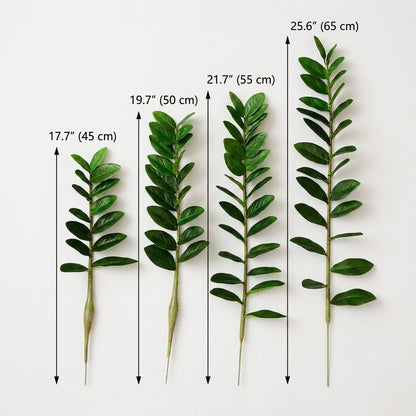 Faux ficus branch stem sizes, 17.7 to 25.6 in / 45 to 65 cm, Kiyo Home