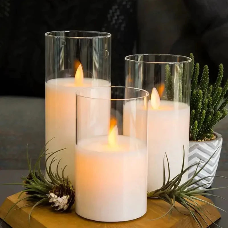 Flameless Candles 9pc Set