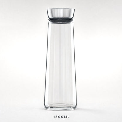 1500ml glass pitcher product photo on a white background