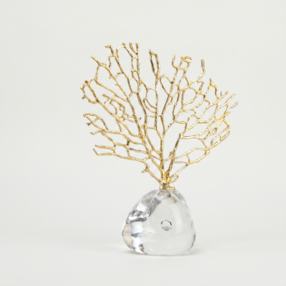Gold Coral Sculptures