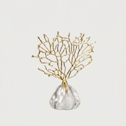 Gold Coral Sculptures