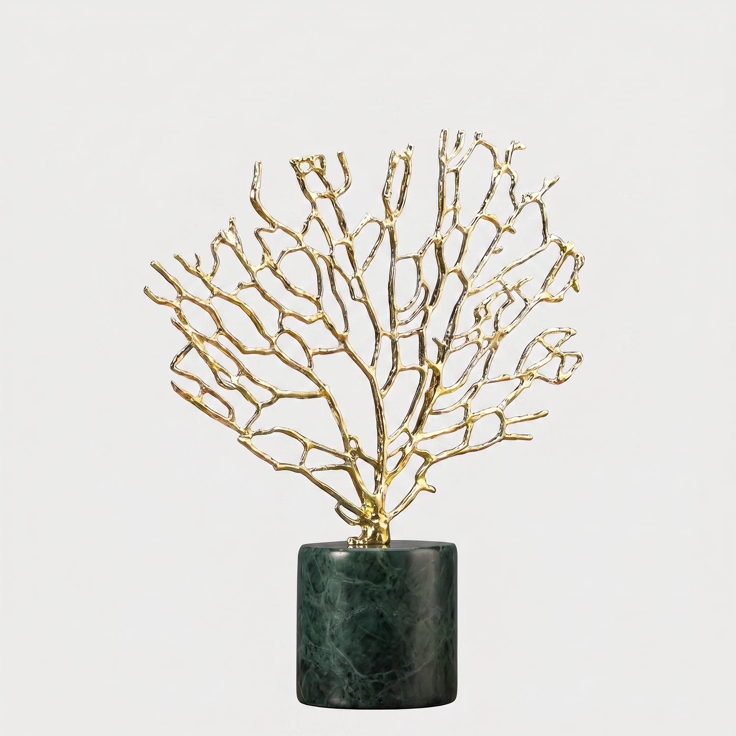 Gold Coral Sculptures