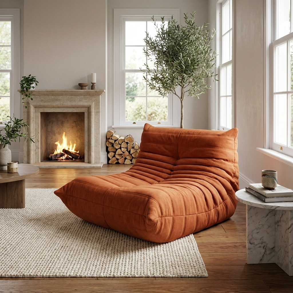 Modern Tufted Lounge Chair