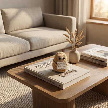 Positive potato decorative accent piece