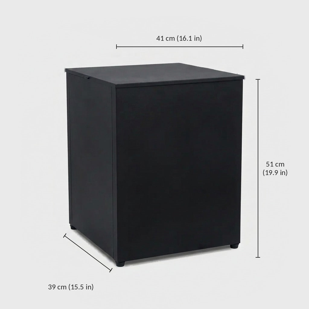 Round 32" Propane Fire Pit with Hidden Propane Tank Table