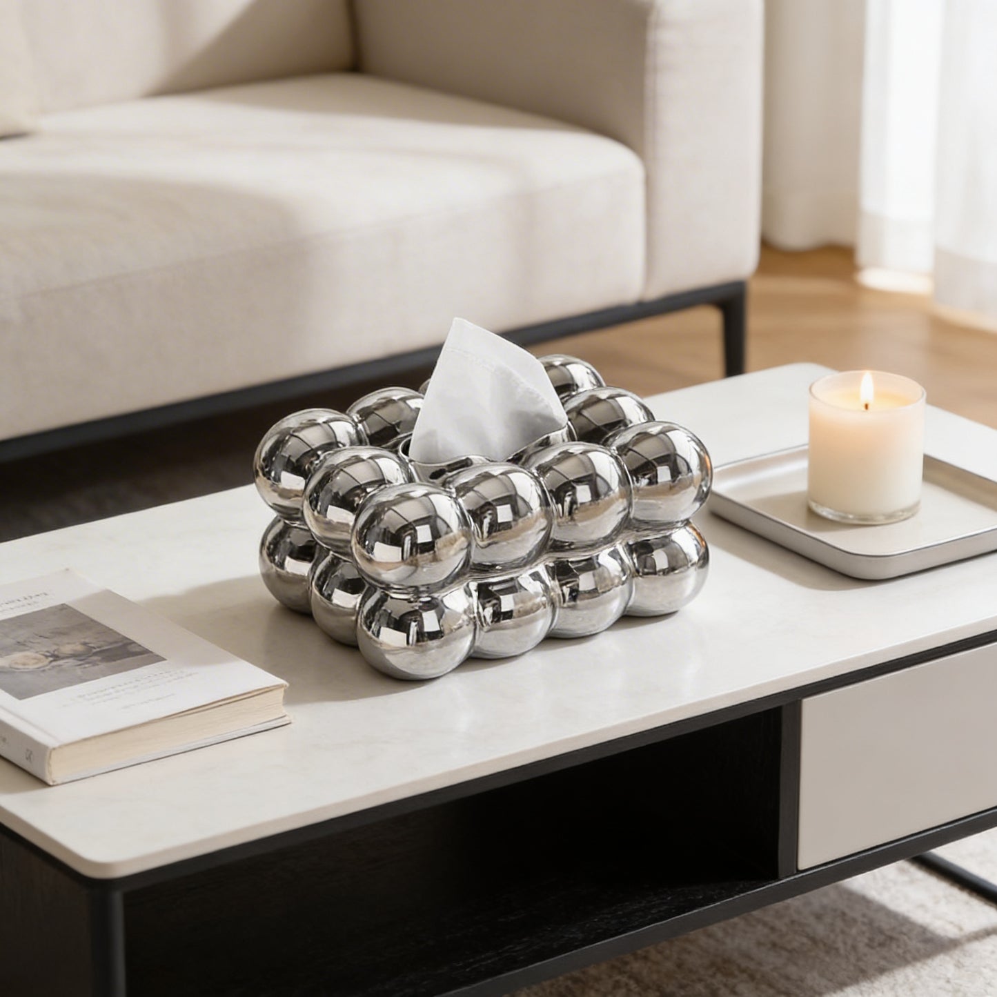Sculptural Bubble Tissue Box