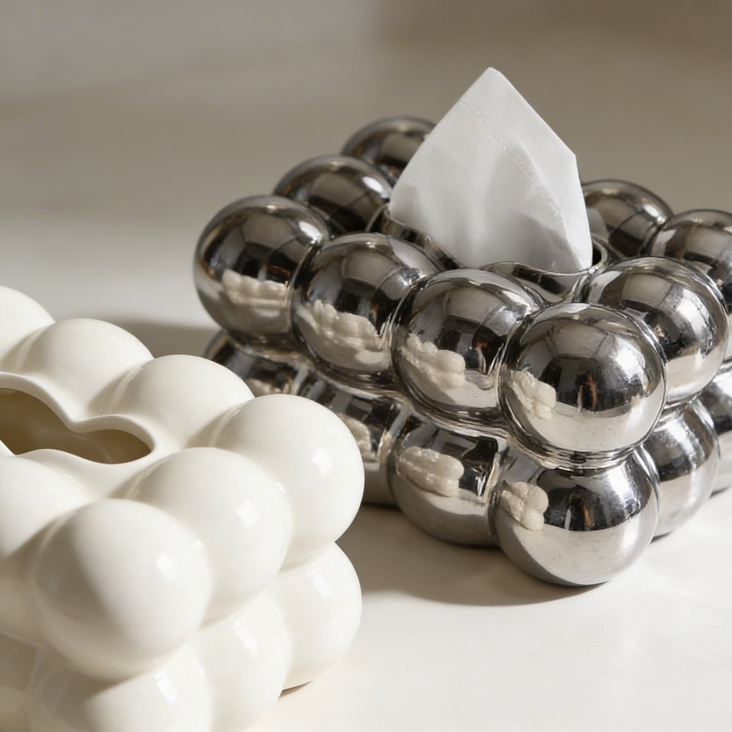 Sculptural Bubble Tissue Box