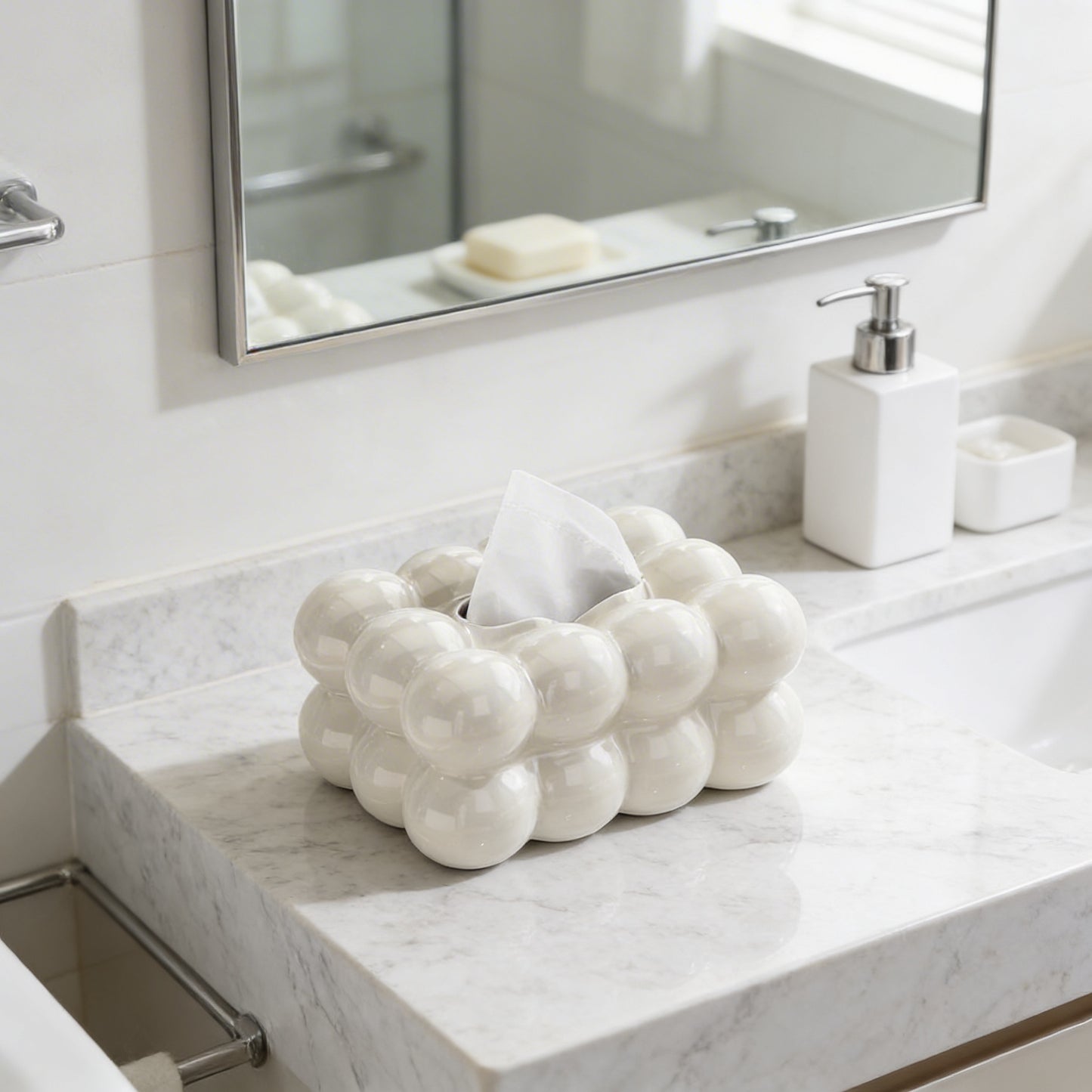 Sculptural Bubble Tissue Box