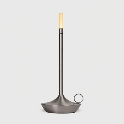 Arlo cordless aluminum table lamp in silver