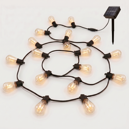 Solar Edison Bulb String Lights