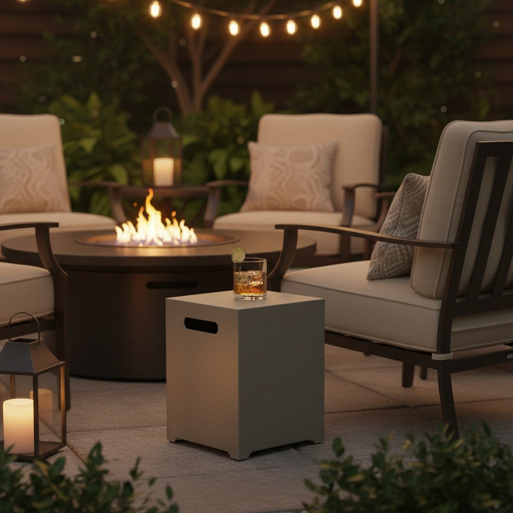 Square Metal Propane Tank Cover