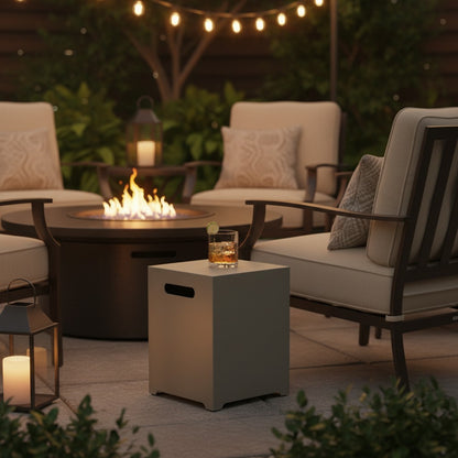 Square Metal Propane Tank Cover