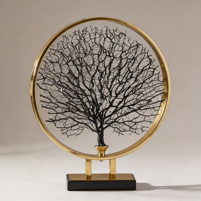 textured coral sculpture decorative object modern home decor