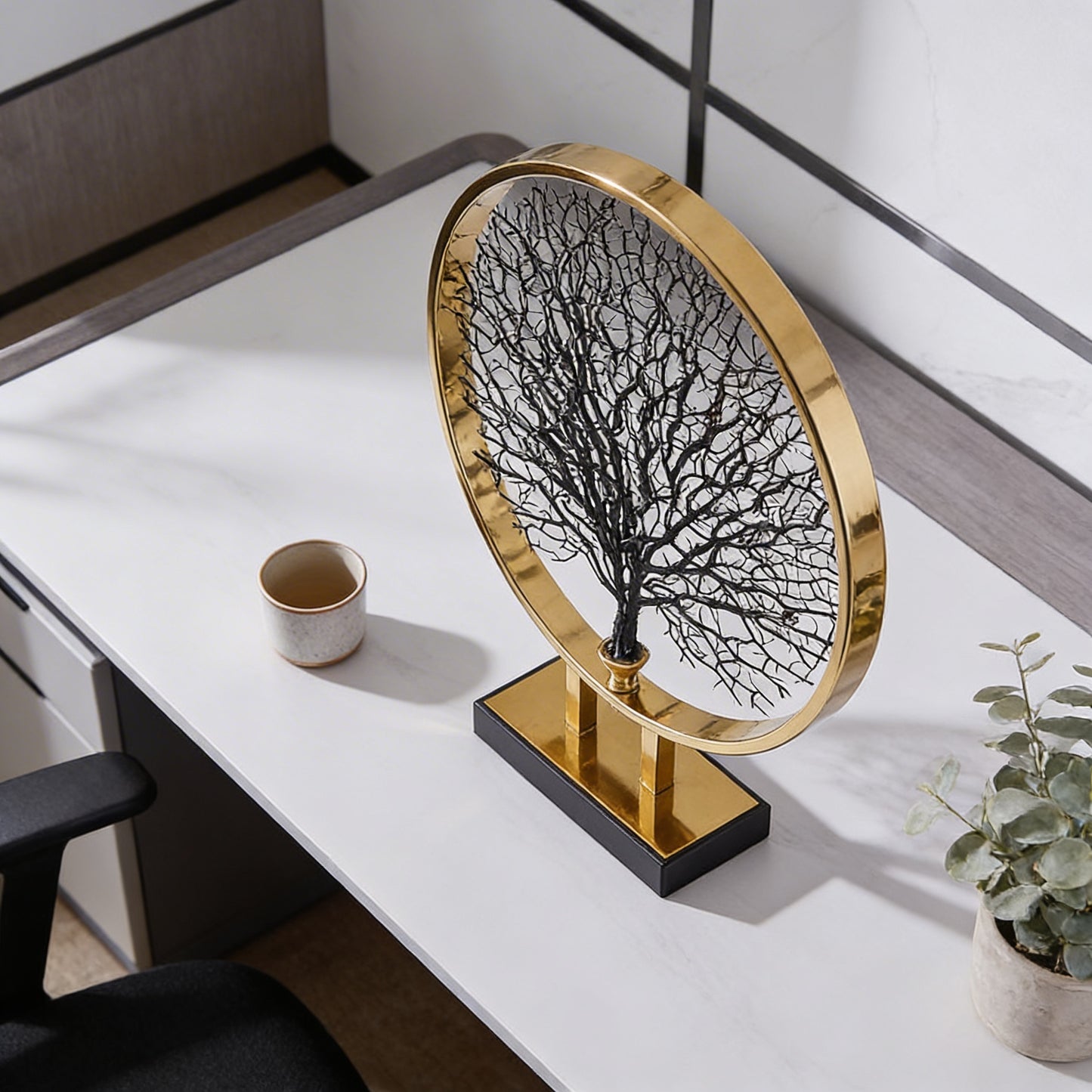 natural coral display sculpture modern home decor