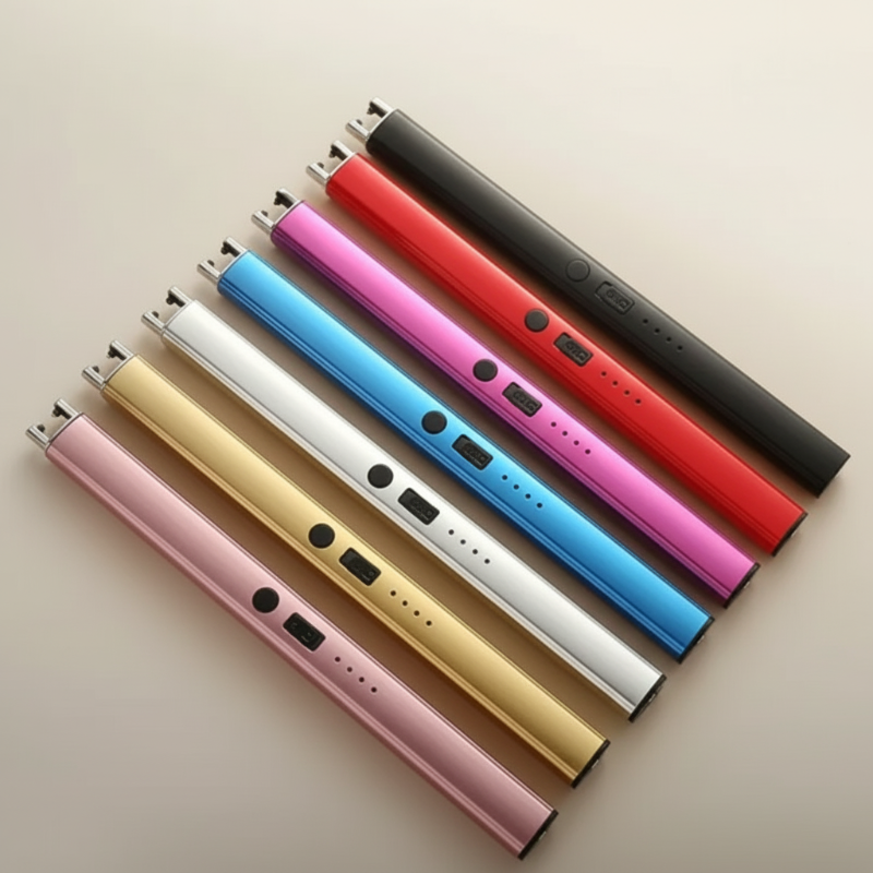 Set of colorful electronic devices on a beige background