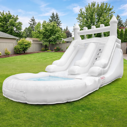 Commercial-Grade Inflatable Water Slide with Splash Pool