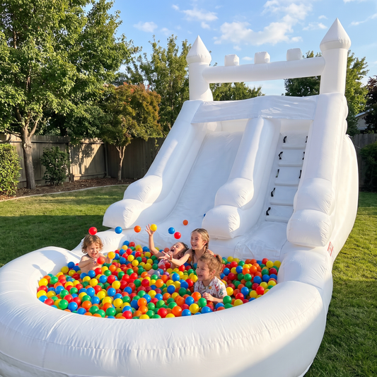 Commercial-Grade Inflatable Water Slide with Splash Pool
