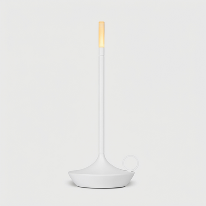 Arlo cordless aluminum table lamp in white